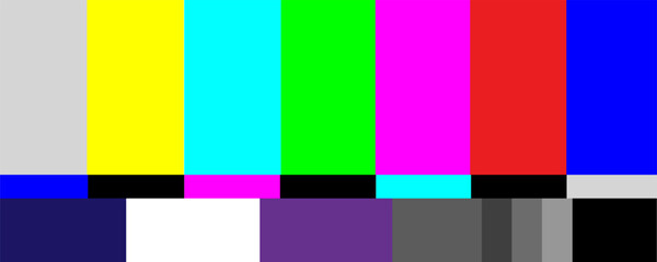 Television test pattern of stripes © yakult