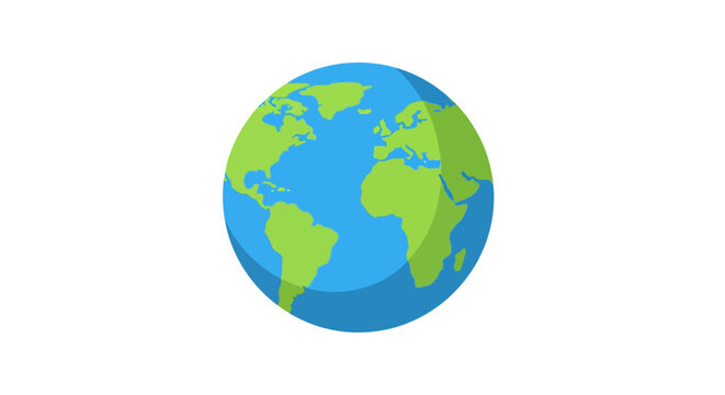Globe Earth Planet World Map.
