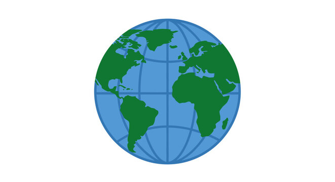 Globe Earth Planet World Map.
