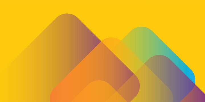 Set of abstract background with colorful geometric shapes