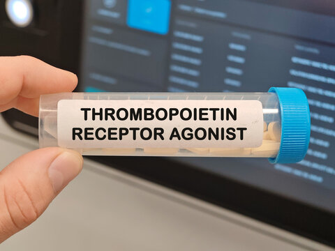 THROMBOPOIETIN RECEPTOR AGONIST hematologic and coagulation effect for bleeding disorders clotting control and blood disease treatment tablets in laboratory