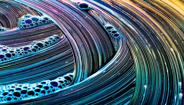 soap suds create intricate patterns swirling shapes shapes textured