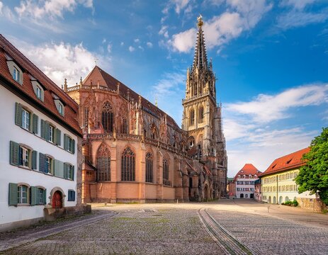 breisach st stephen s cathedral gothic cathedral and old townsc