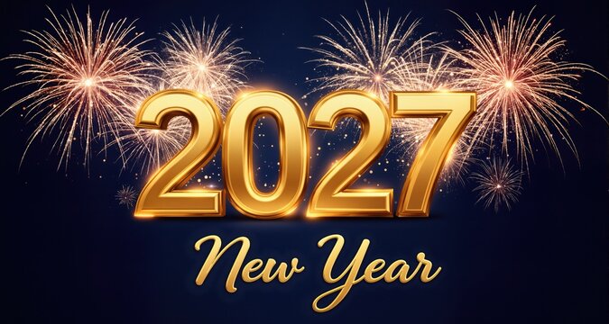 Celebrate the arrival of 2027 with a joyous new year
