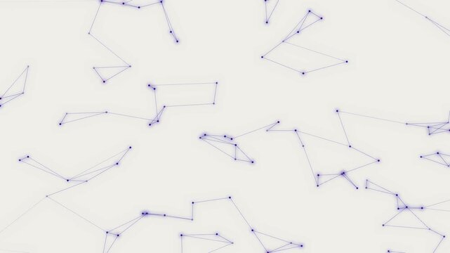 Indigo Plexus Mesh Network Technology Motion Background Loop