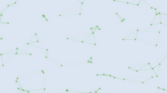 Chartreuse Plexus Mesh Network Technology Motion Background Loop