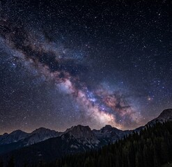 starry night sky