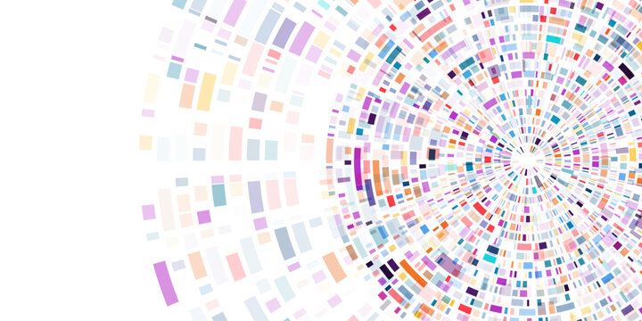 Dna test infographic. Genome sequence map.