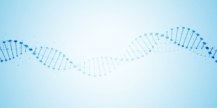 DNA. Medical science, genetic biotechnology, chemistry biology. Innovation technology concept and nano technology background