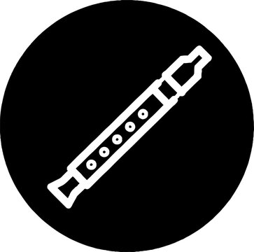 White inhaler icon on black circle background.