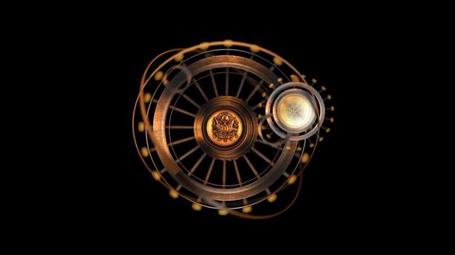 3D PBR Fantasy Adventure Compass Alpha Animation