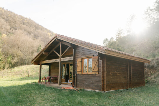 chalet in the spring