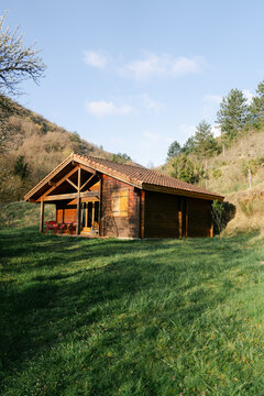chalet in the spring