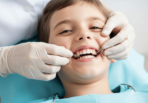 Paciente recibiendo tratamiento dental en cl&iacute;nica moderna