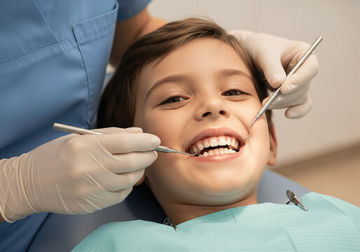 Paciente recibiendo tratamiento dental en cl&iacute;nica moderna
