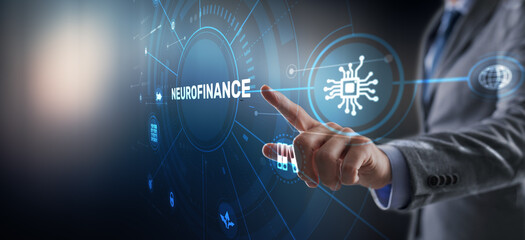 Obraz premium Neurofinance System for Financial Decision Making and Investment Analysis