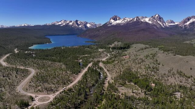 Famous Little Redfish Lake in Idaho
