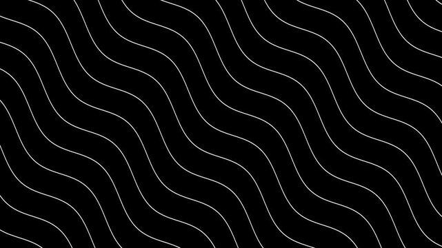 Wave line background animation, seamless background abstract line animation 