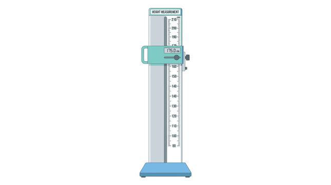 Medical Height Measurement Stadiometer for Clinical Use