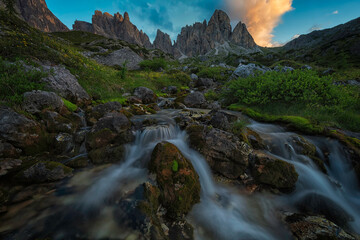 Waterfall in the mountains © Robert