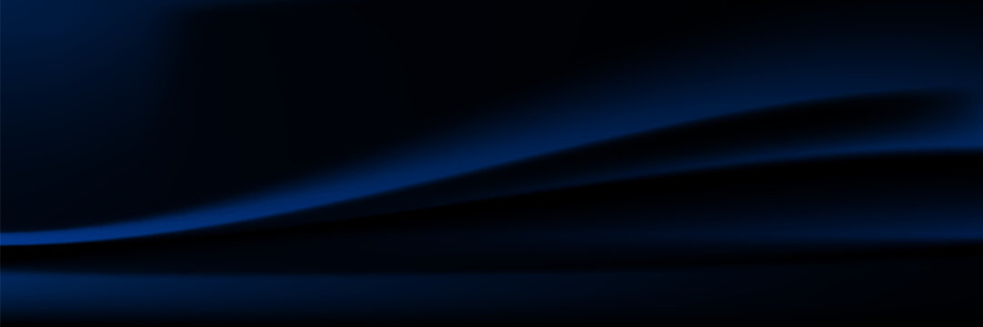 Abstract gradient podium background. blue empty 3d studio backdrop. Clean scene for product presentation mockup template. Vector illustration.