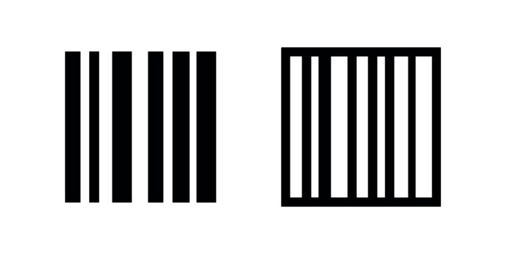 Digital barcode scan icon