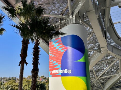 SoFi Stadium in Los Angeles hosting the FIFA World Cup 2026 USA vs Turkey game