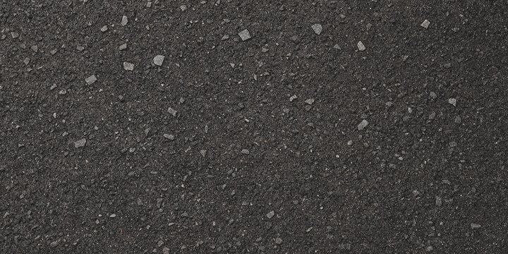 Asphalt surface with small gravel fragments dark gray texture and grainy composition pavement road aggregate