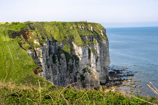 Yport on the Normandy coast near &Eacute;tretat offers spectacular cliffs peaceful beaches and authentic French coastal village charm.