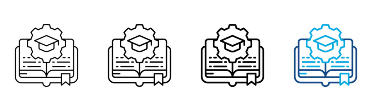 Module Icon Different Style Outline Collection Set Vector Illustration