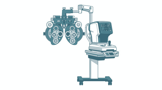 Optometry Equipment: Phoropter and Auto Refractor for Eye Exam
