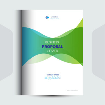 Corporate Business Proposal cover Design template Concepts adept for multipurpose Projects