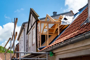 Restoration of a listed gable house with traditional timber construction. © EKH-Pictures