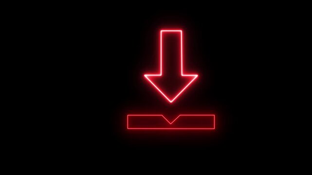 Glowing Neon VIP Check Mark Icon 3D Business Symbol Button with Arrow Checkbox Text and Box Illustration on Black Background for Web Design Concept