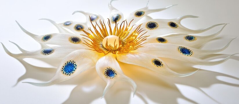 Delicate, Abstract Floral Sculpture