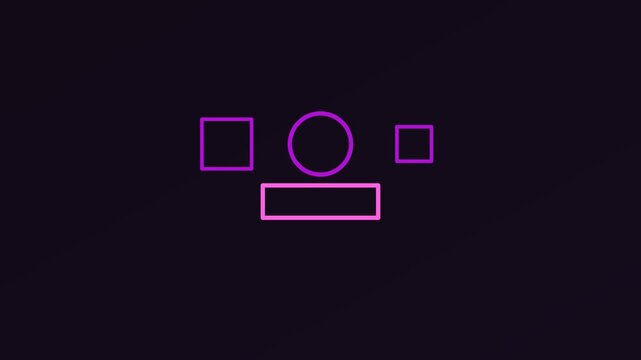 Purple Pink End Screen Outro Card Social Template Animated