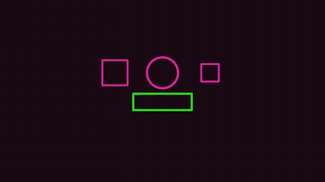 Pink Green End Screen Outro Card Social Template Animated
