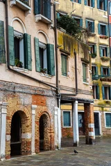 street view of jewish quarter in venice, italy © jon_chica