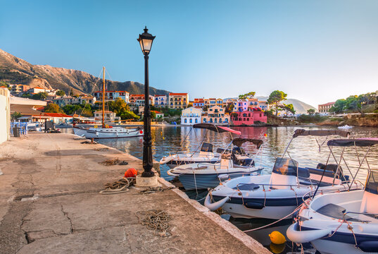 Assos village in Kefalonia, Greece