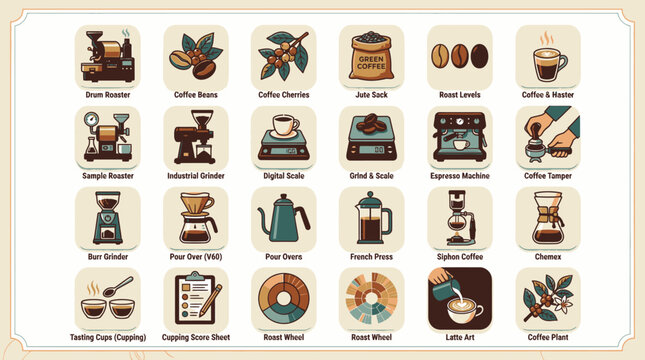 Coffee Beans and Coffee Makers.