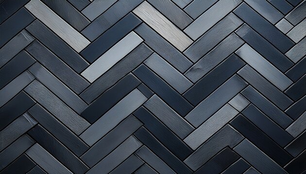 seamless herringbone pattern of grey and dark grey stone tiles