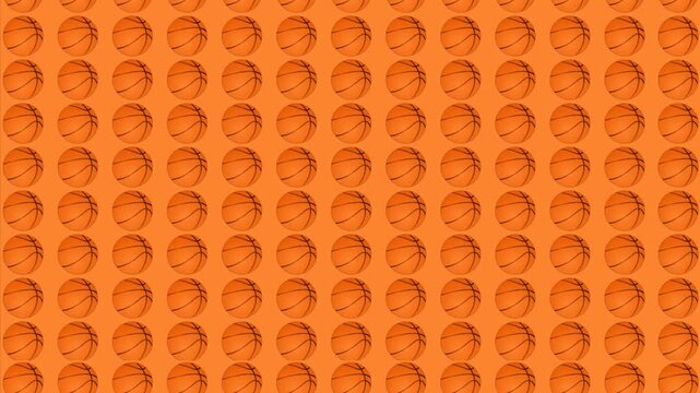 basketball seamless pattern loop animation basketball sports animation
