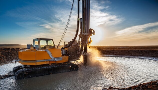 water well drilling process with a winding drill emphasizing maintenance and operational safety