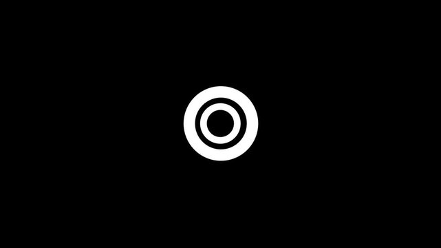Circle ripple animation with modern firework burst, glowing line explosion, flat vector blast shape, cinematic transition overlay motion graphics 4k on black screen background.mp4