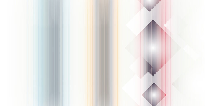 Abstract light background with vertical streaks and squares isolated on white background