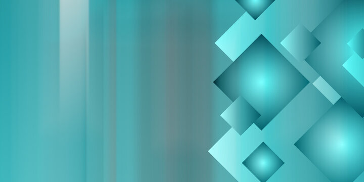 Abstract background with teal gradient squares and vertical lines