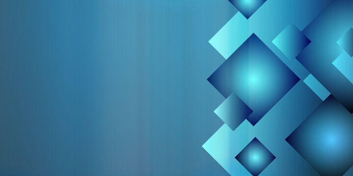 Abstract background with dark blue gradient squares