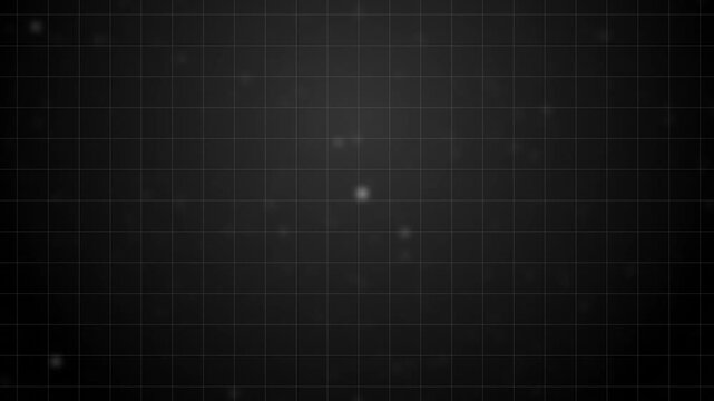 Dark Grid Background with Subtle Bokeh Lights and Particles image 2986 animation