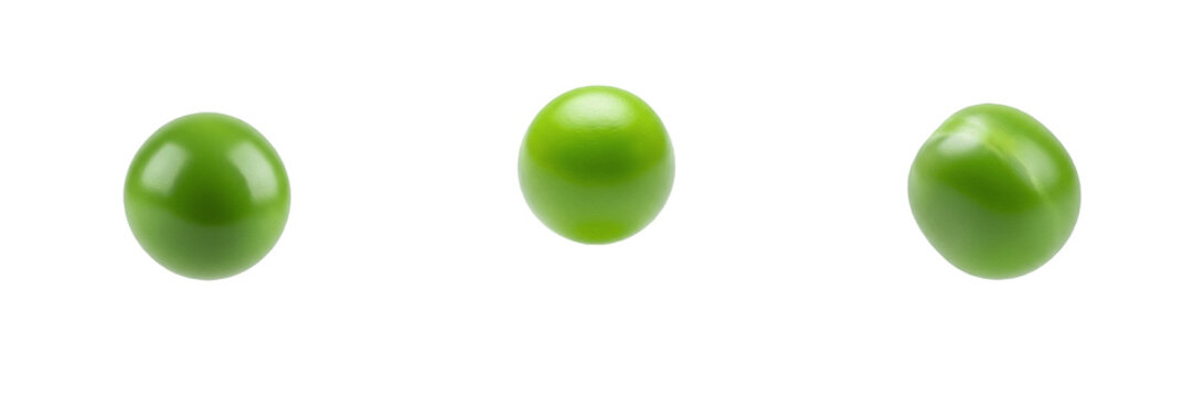 Single Green Pea Round Raw Organic Sweet Pea Legume Seed Isolated PNG Clip Art Transparent Background For Healthy Soup Cooking Graphic Design Recipe Vegetable Ingredient Asset