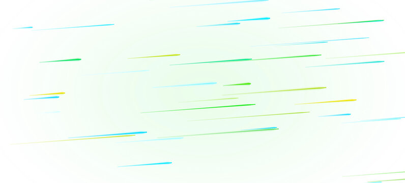 Green neon circular spiral wave with yellow blue laser streak on bright green background